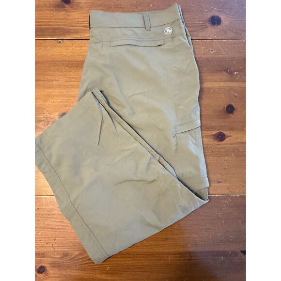Rail Riders Men’s Convertible Ripstop Nylon Pants Olive 42” Waist 29” Inseam - Picture 11 of 11